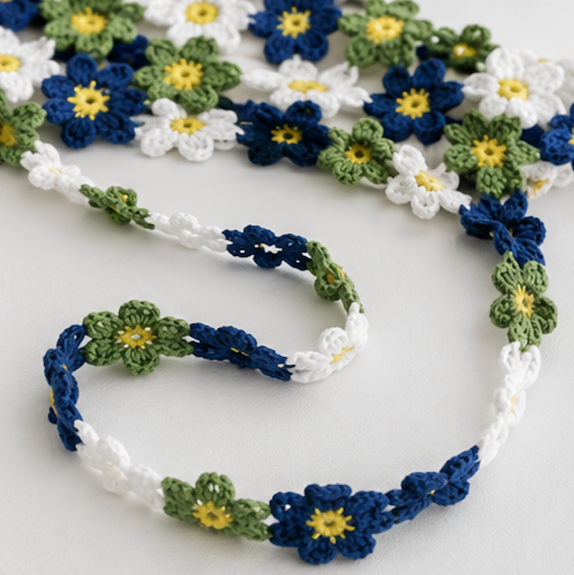 Summer Crochet Flower Bag